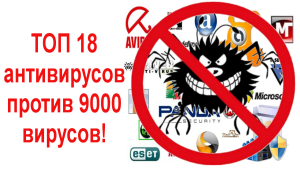 ТОП 18 антивирусов против 9000 вирусов! Какой из антивирусов лучший?